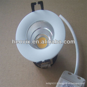 Prix ​​d'usine 7w 100mm diamètre led downlight